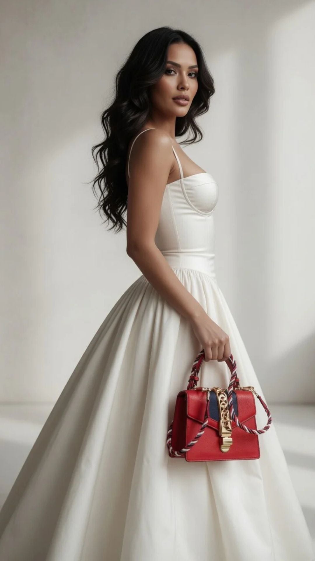 Corset Spaghetti Strap Midi Dress