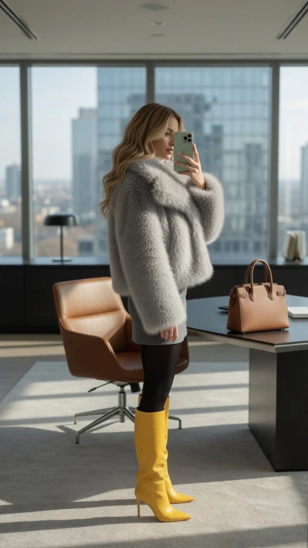 Faux Fur Coat