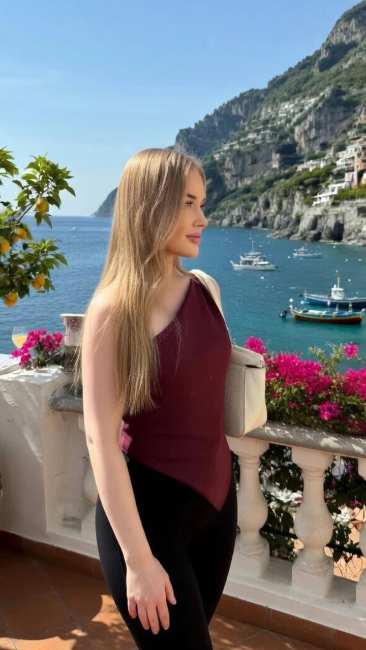 One-Shoulder Asymmetrical Top