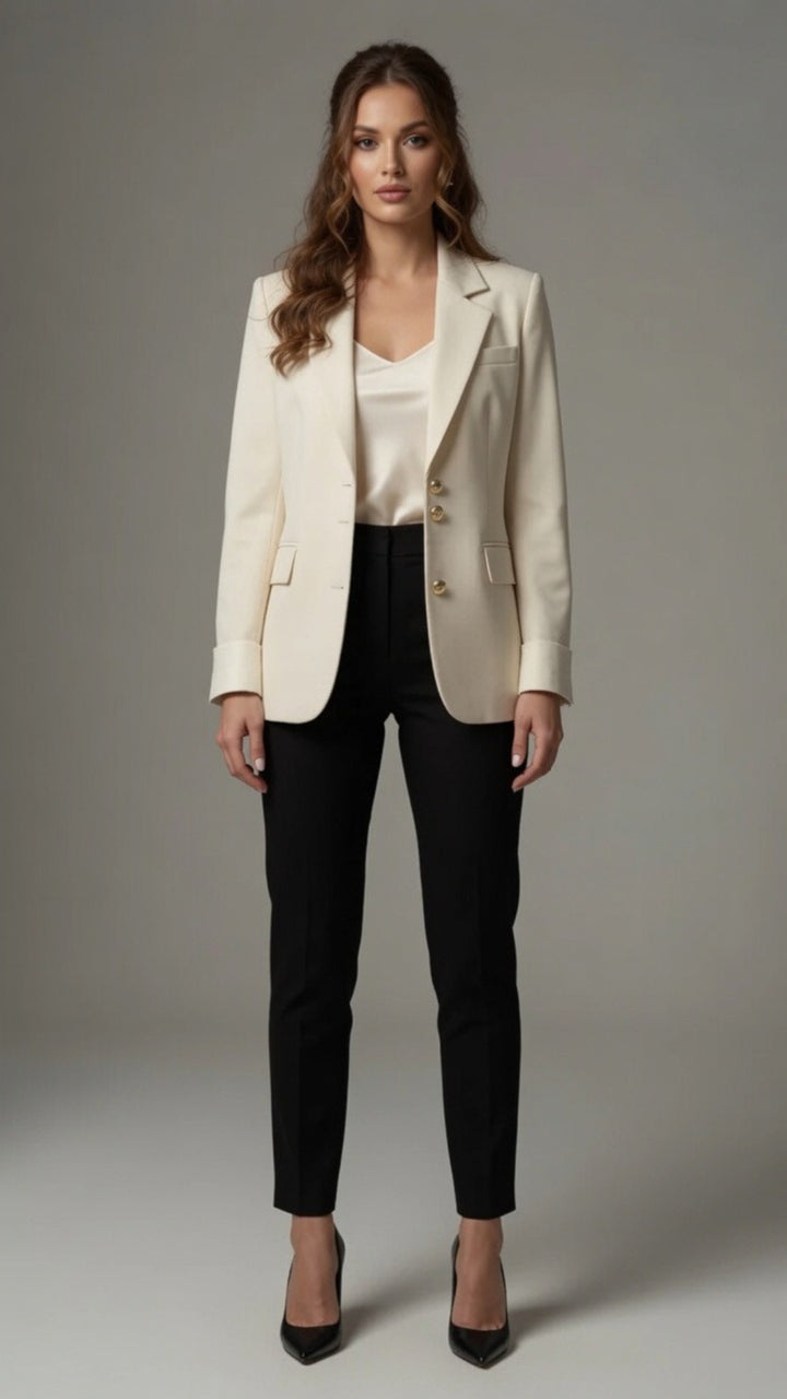 Single-Button Blazer