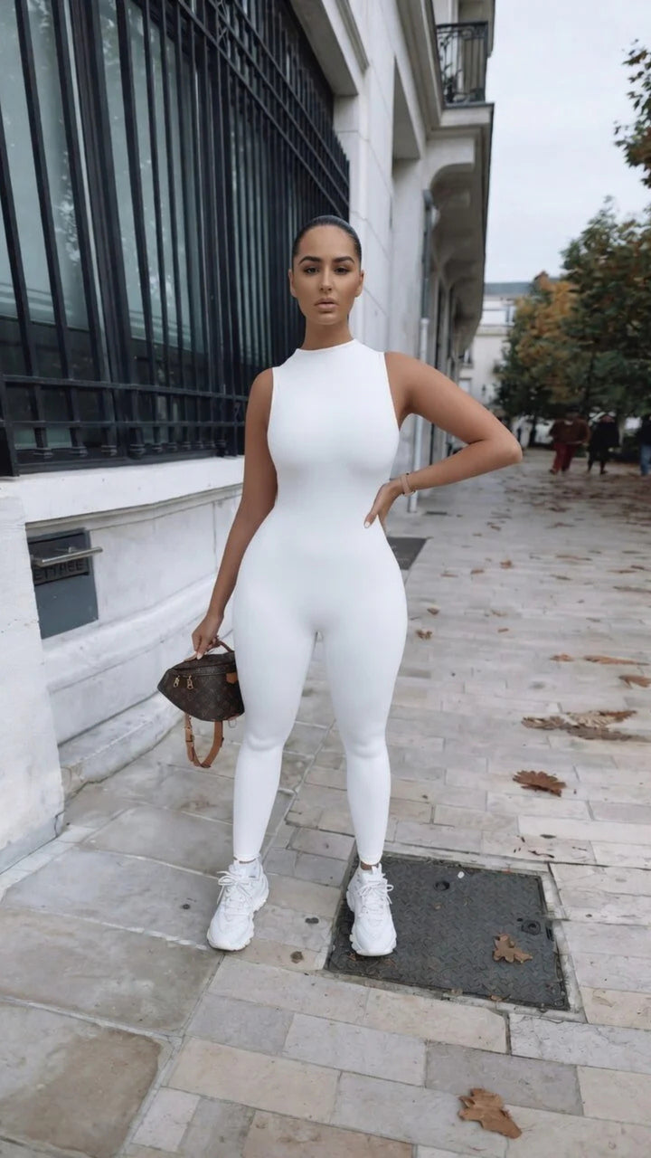 Sleeveless Catsuit Jumpsuit