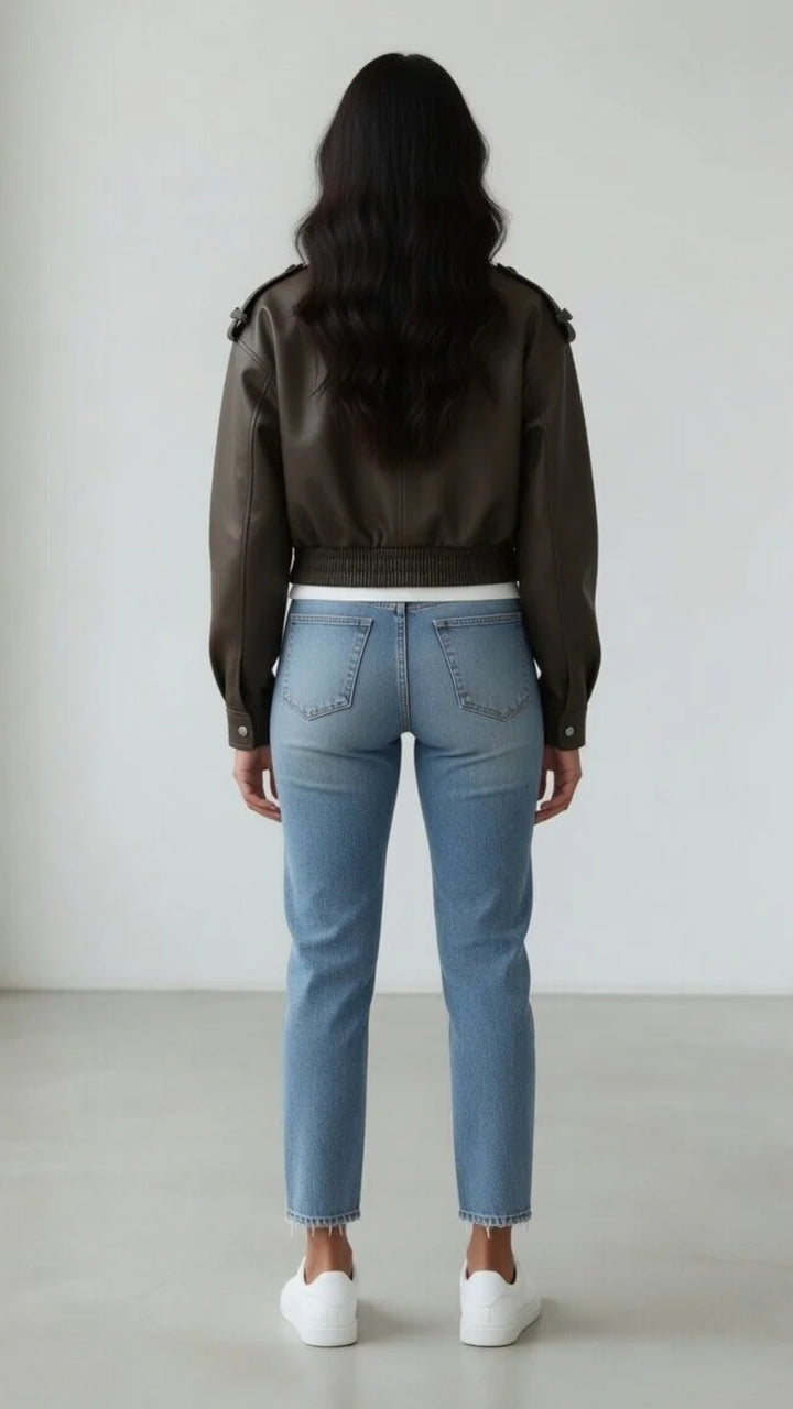 Faux Leather Jacket