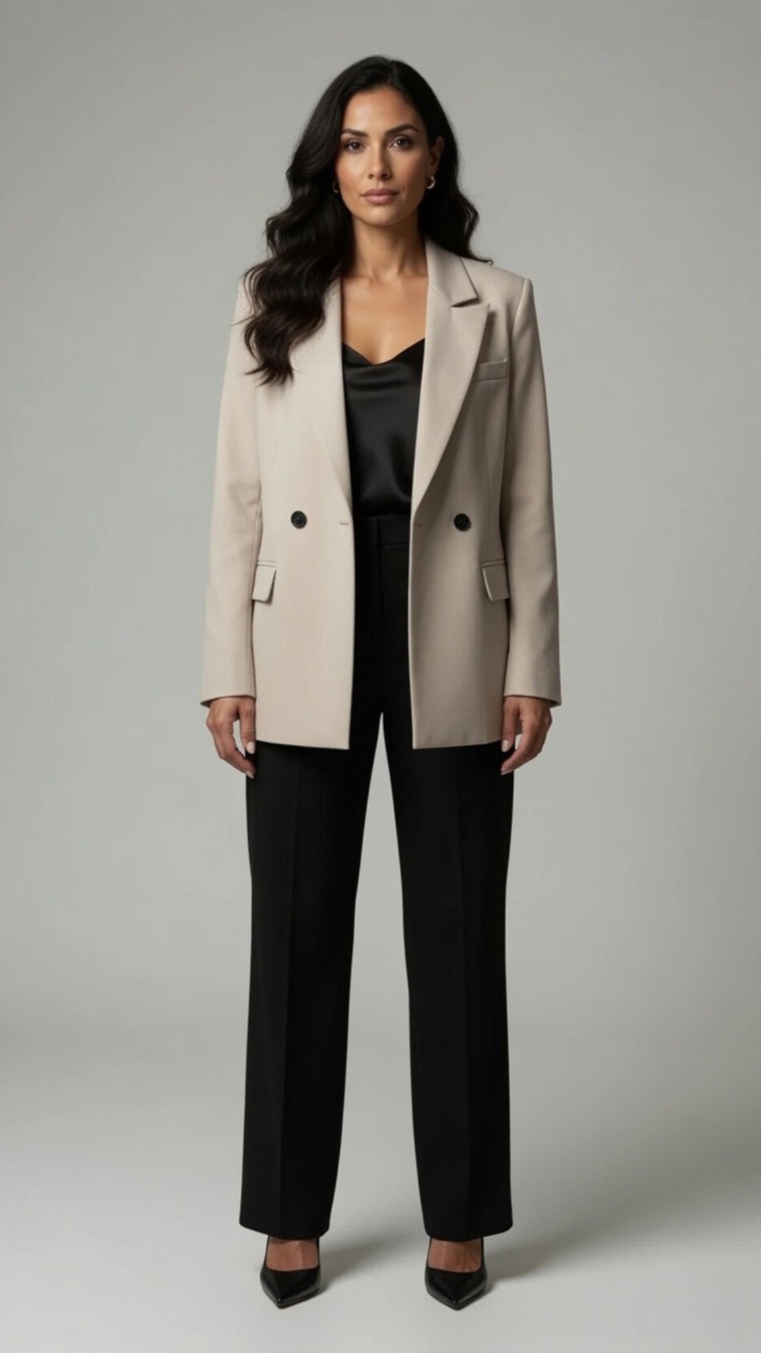Oversized Double-Breasted Blazer