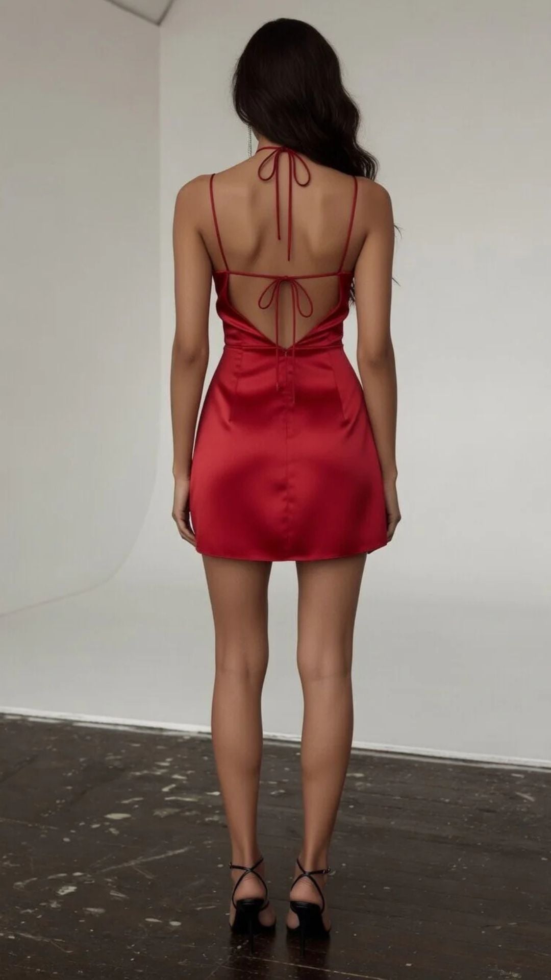Satin Mini Dress