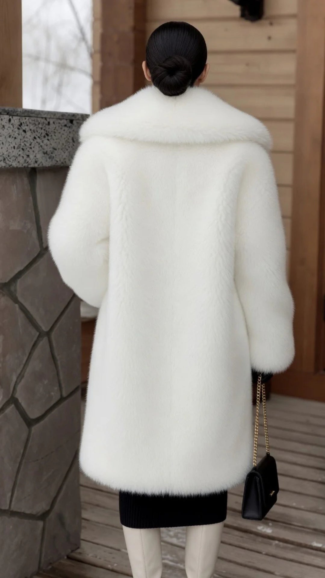 Long Faux Fur Coat