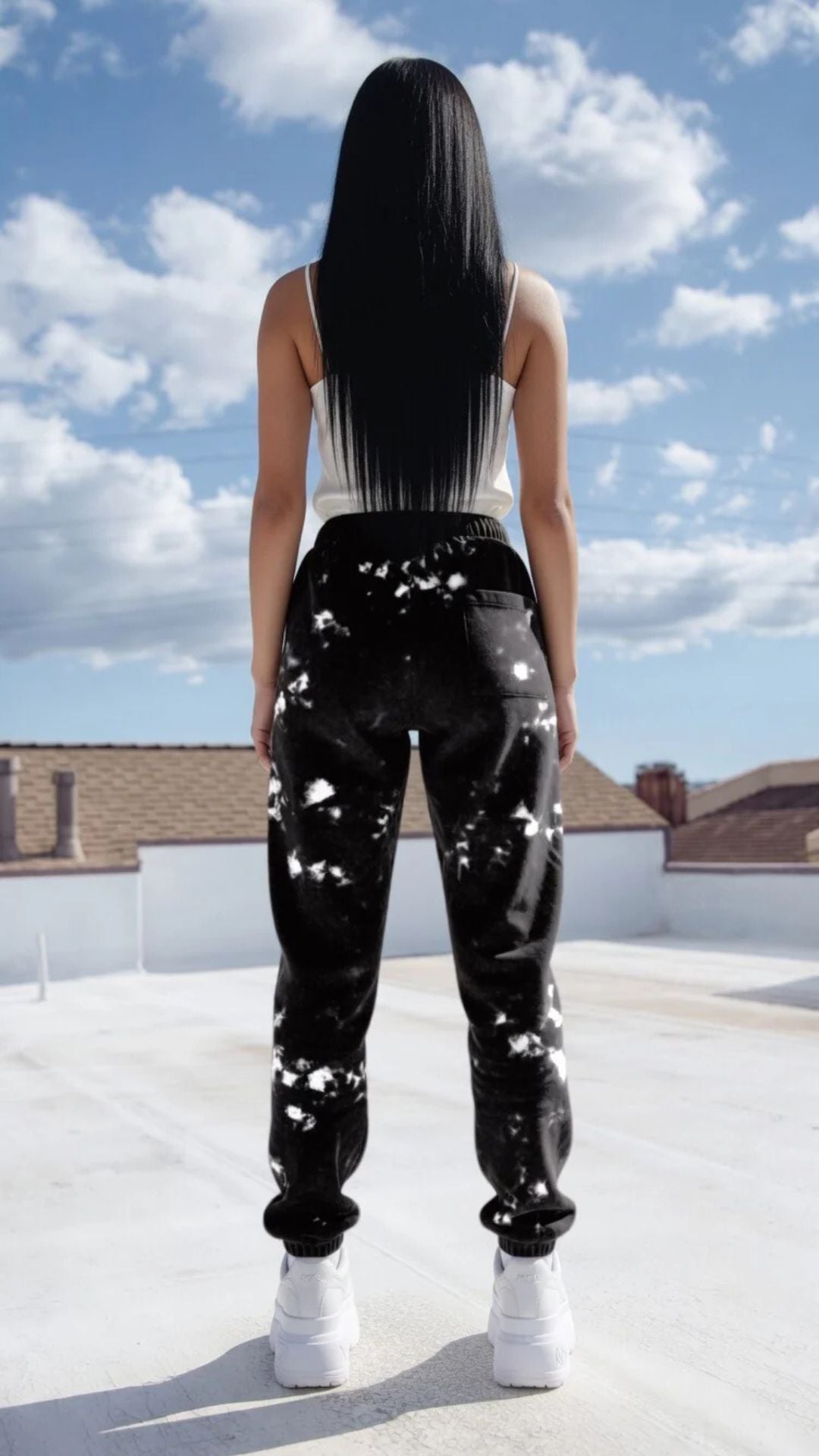Tie-Dye Design Sweatpants