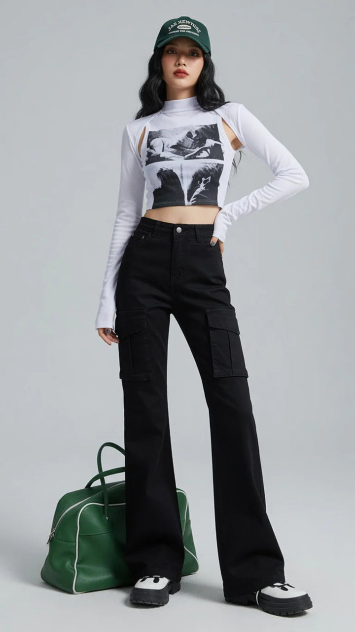 Multi-Pocket Cargo Trousers