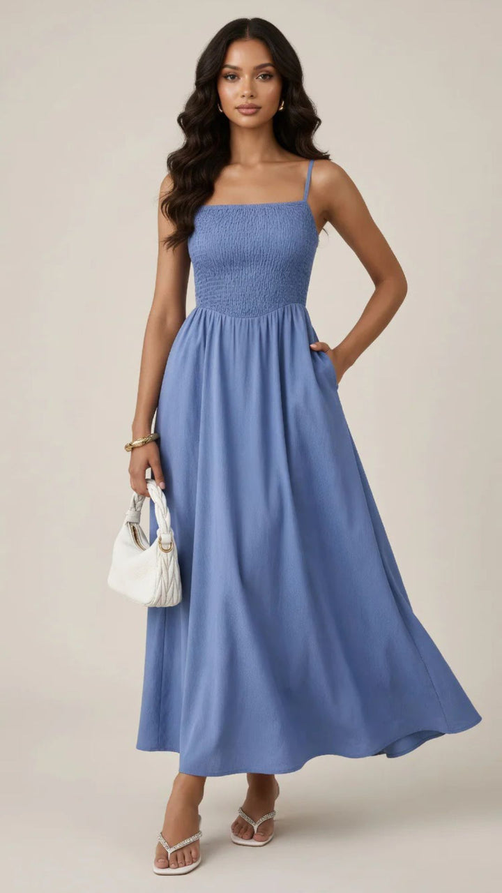 Square Neck Maxi Dress