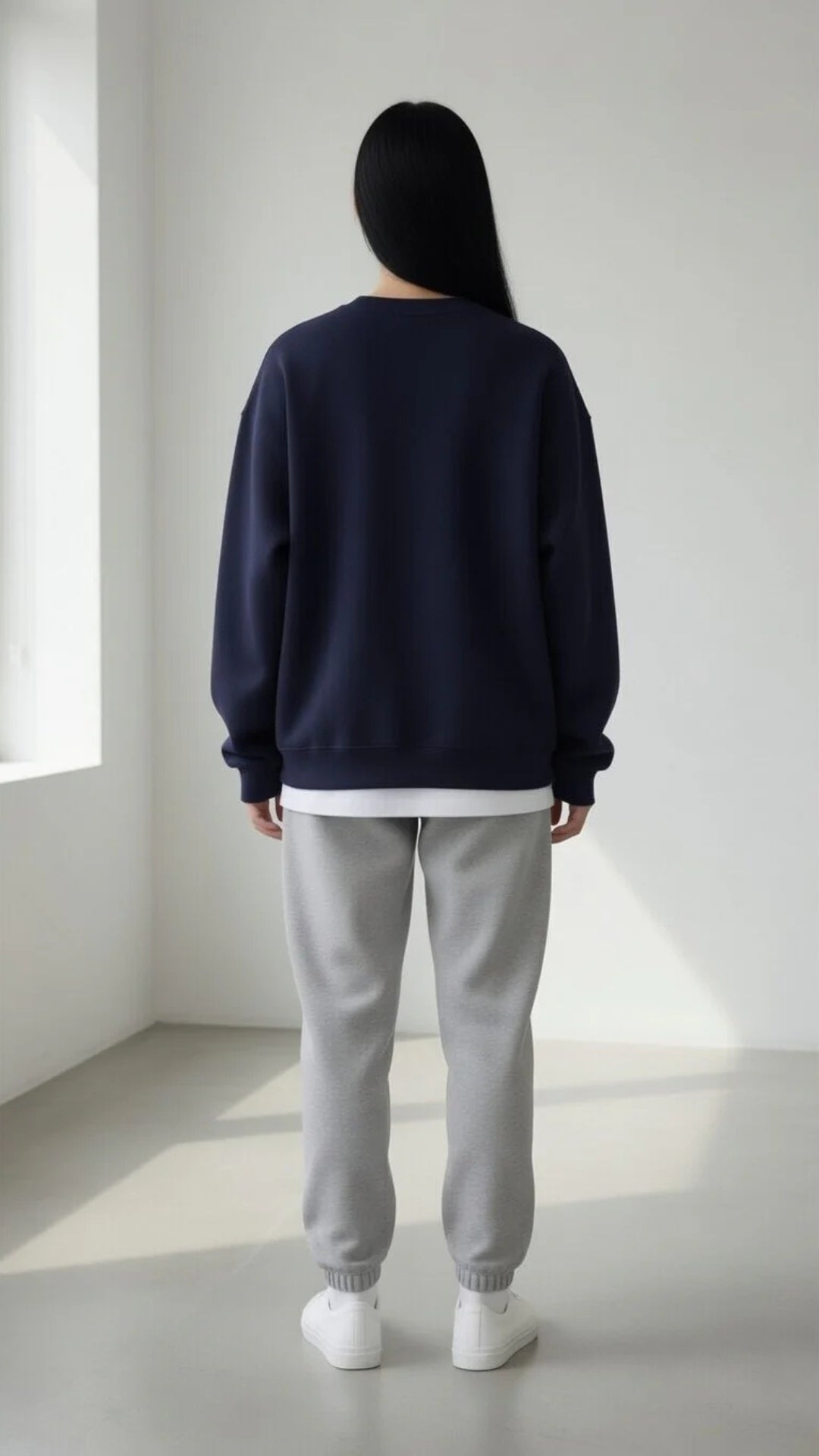 Basic Paris Print Sweatshirt