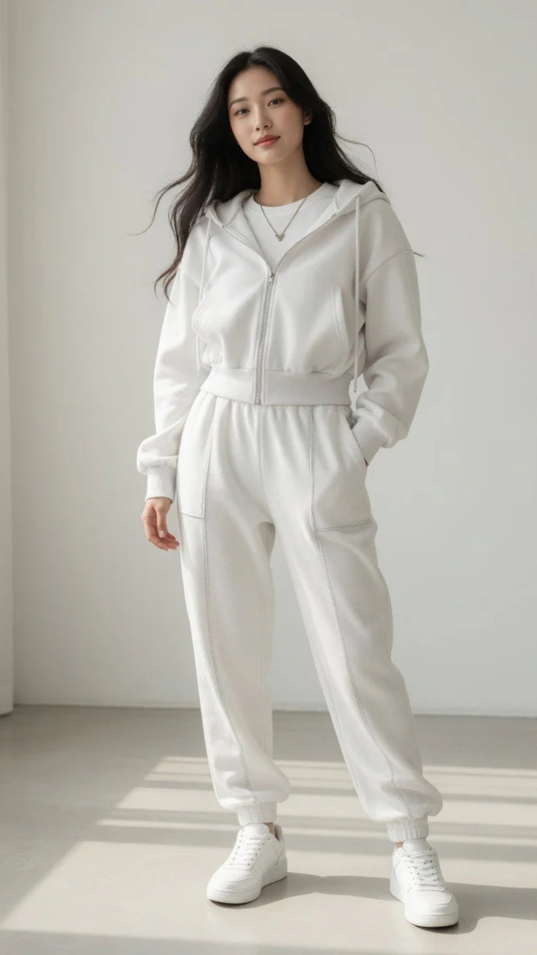 Basic Cropped Hoodie