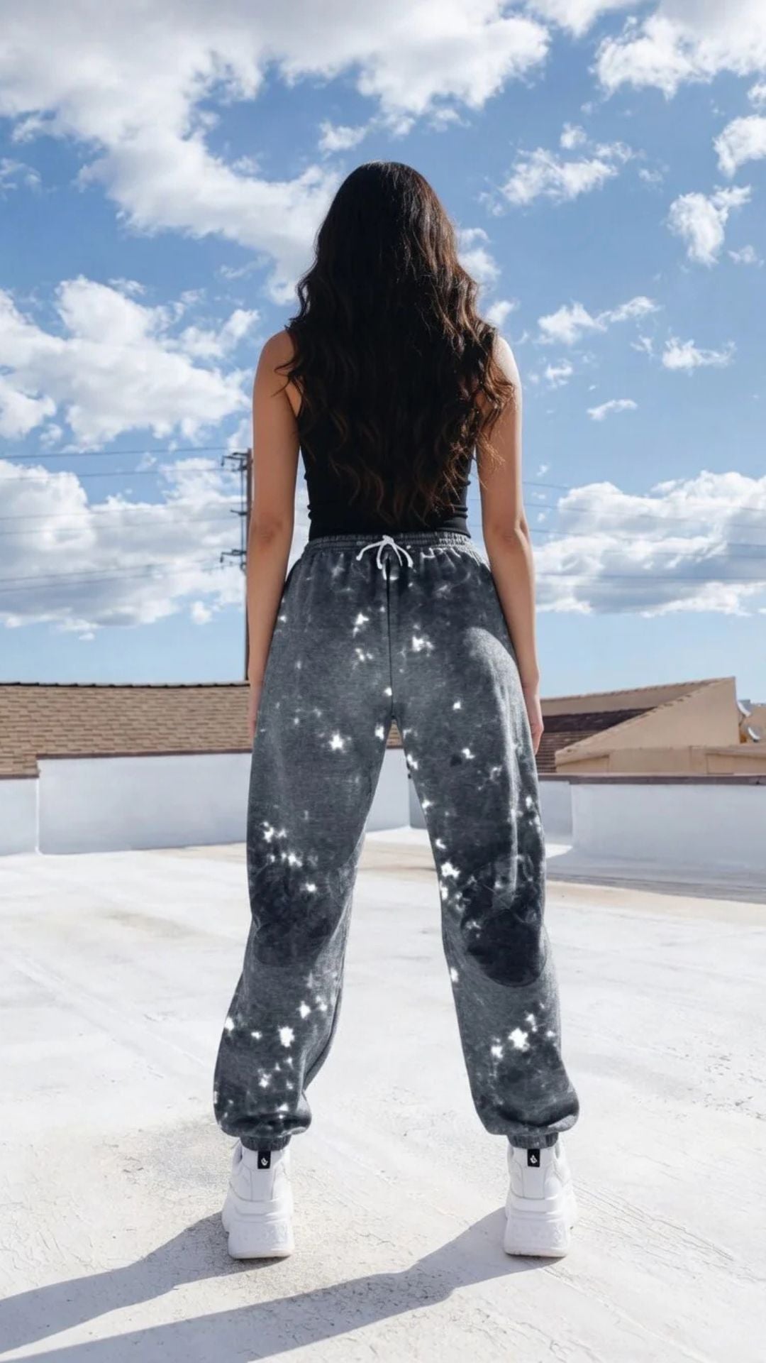 Tie-Dye Design Sweatpants