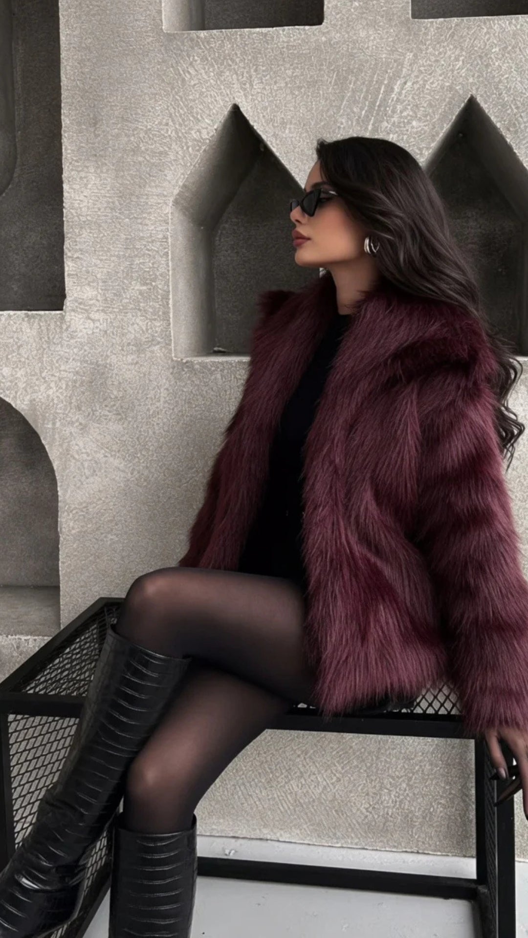 Faux Fur Coat