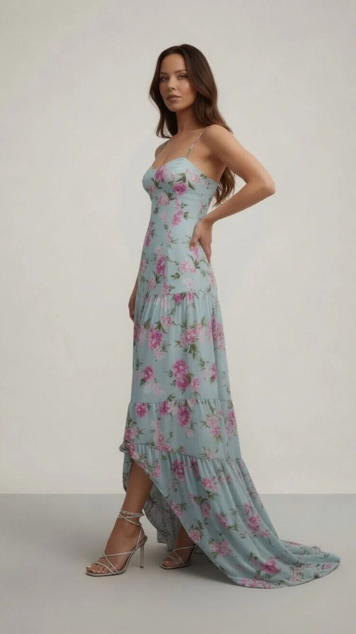 Floral Print Maxi Dress