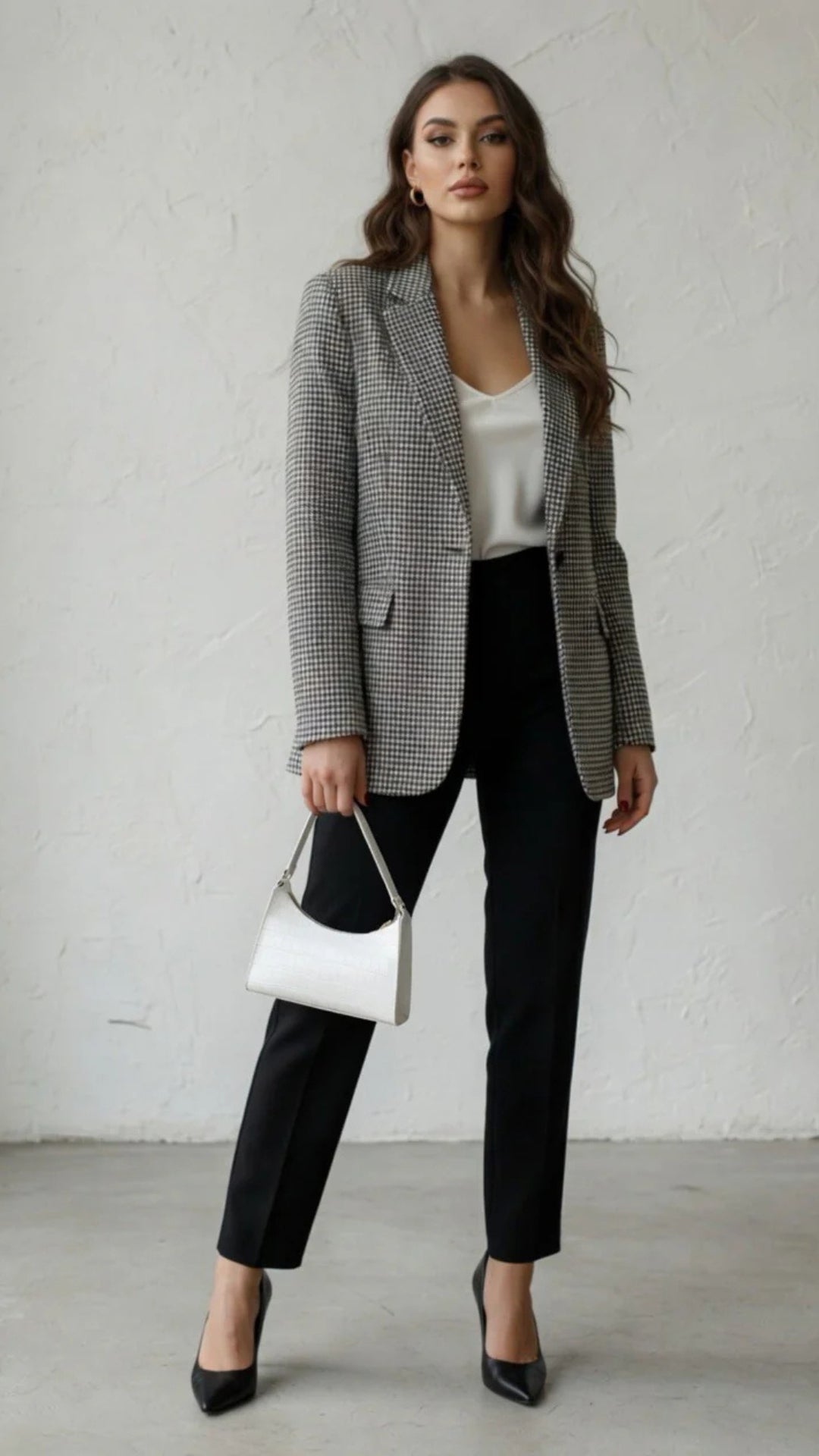 PU Leather Alligator Pattern Handbag