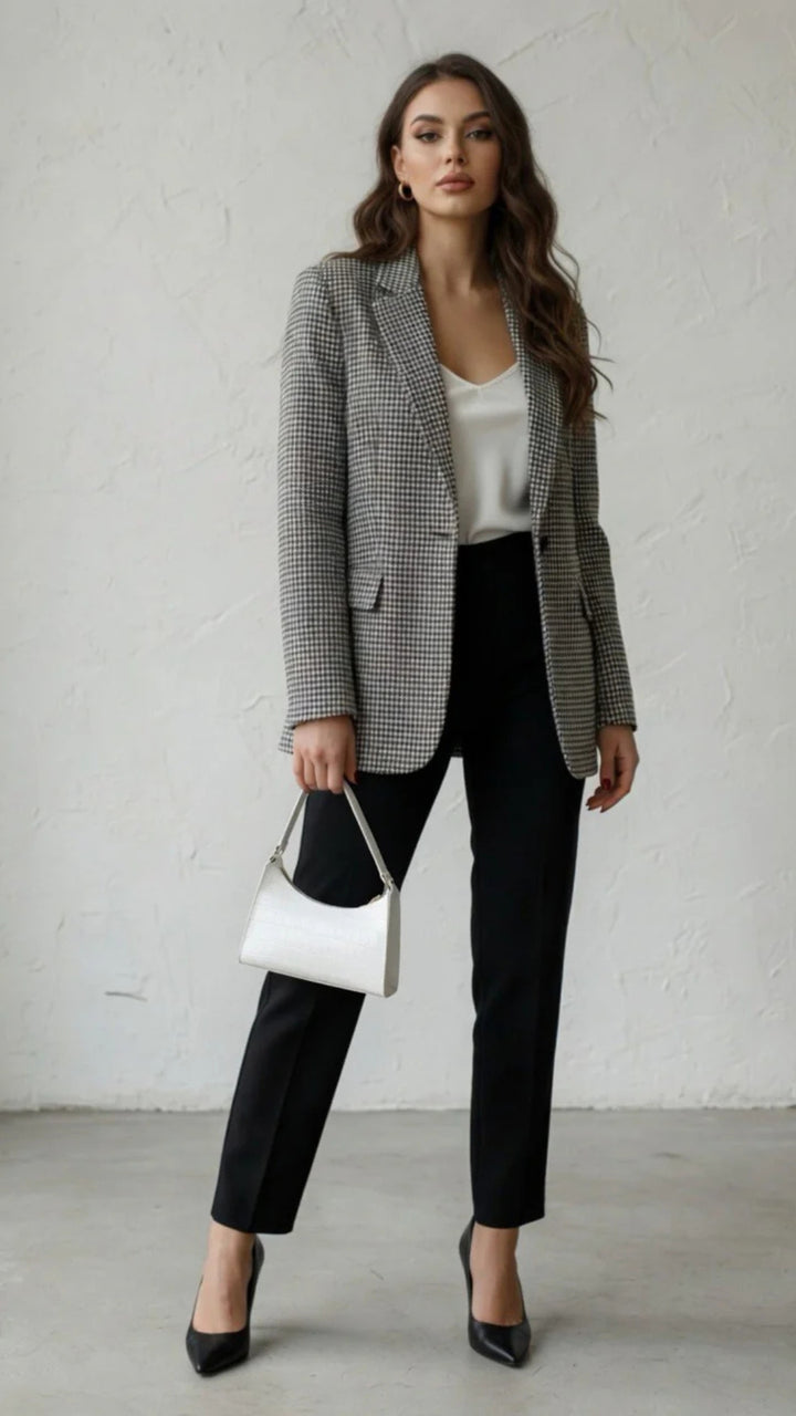 PU Leather Alligator Pattern Handbag