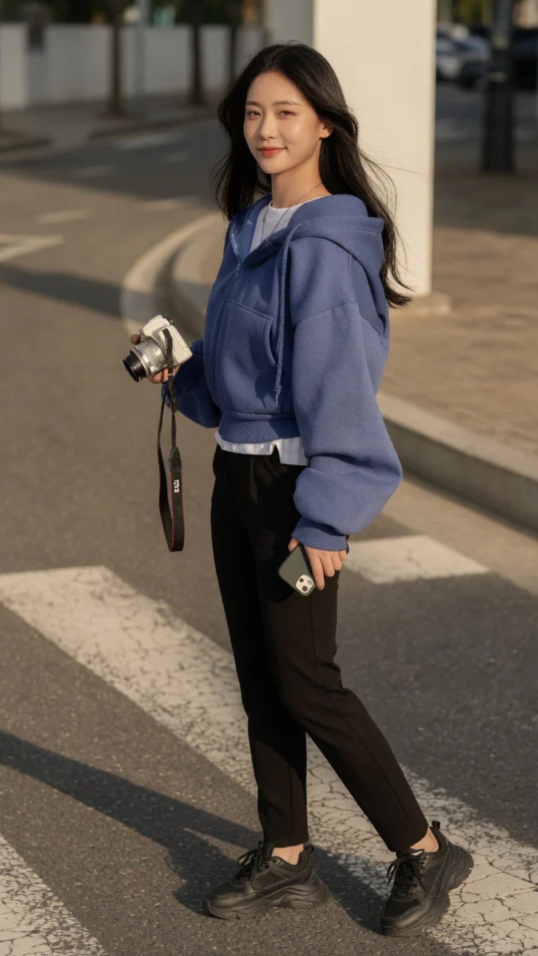 Basic Cropped Hoodie