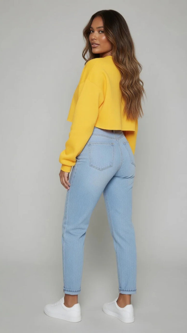 Cropped Passenger Princess Print Sweatshirt