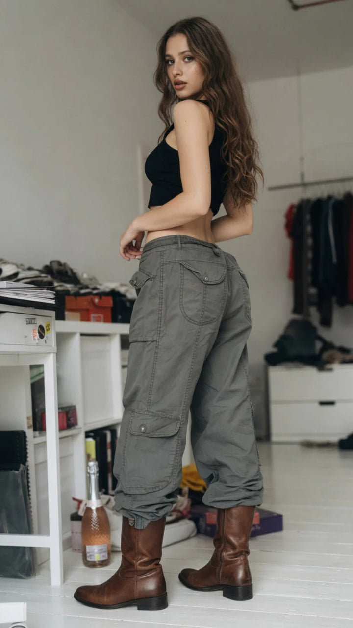 Cargo Multi-Pocket Trousers