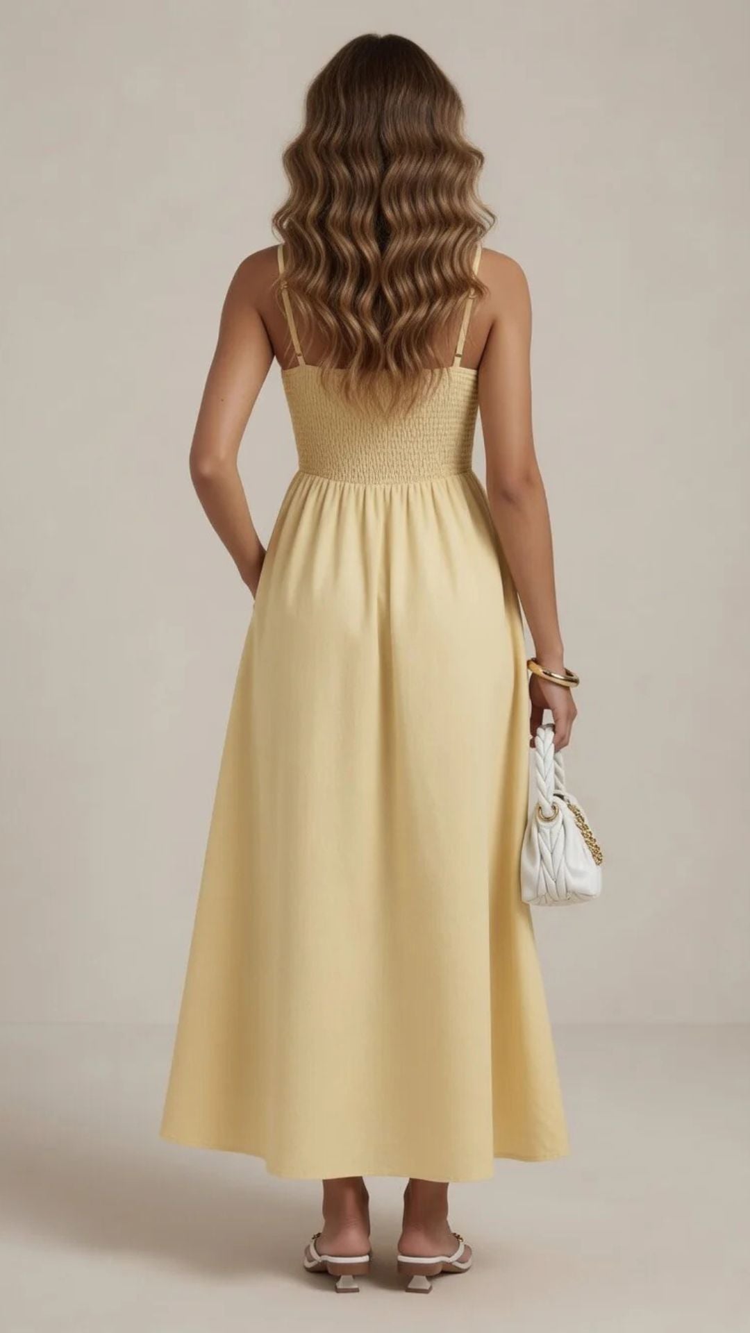 Square Neck Maxi Dress