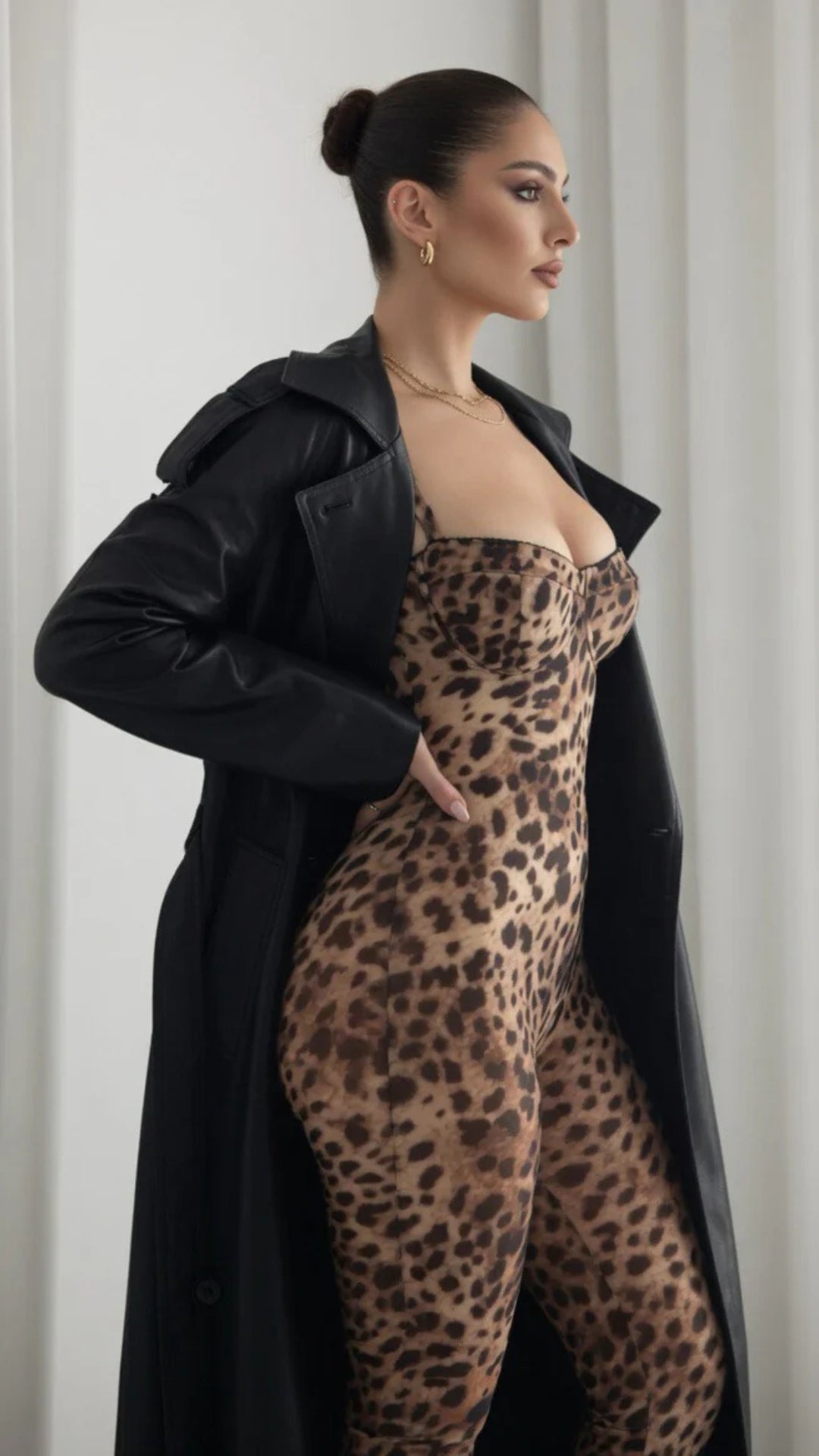 Leopard Print Jumpsuit