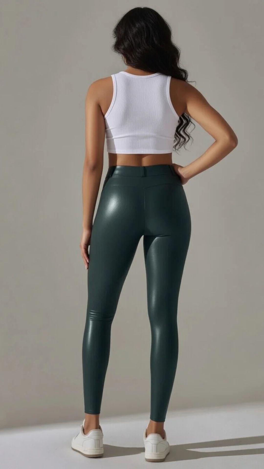 Faux Leather Trousers