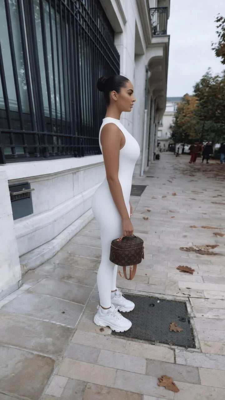Sleeveless Catsuit Jumpsuit