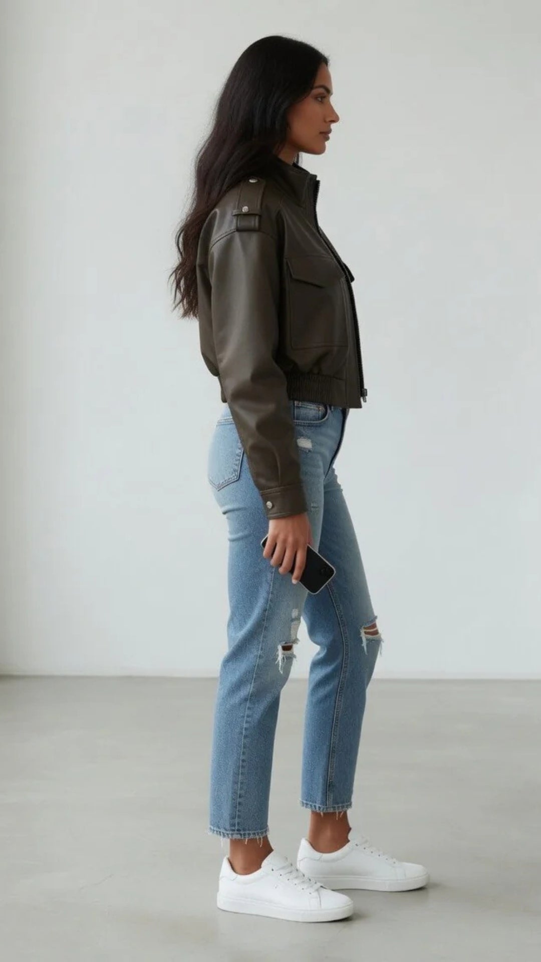 Faux Leather Jacket