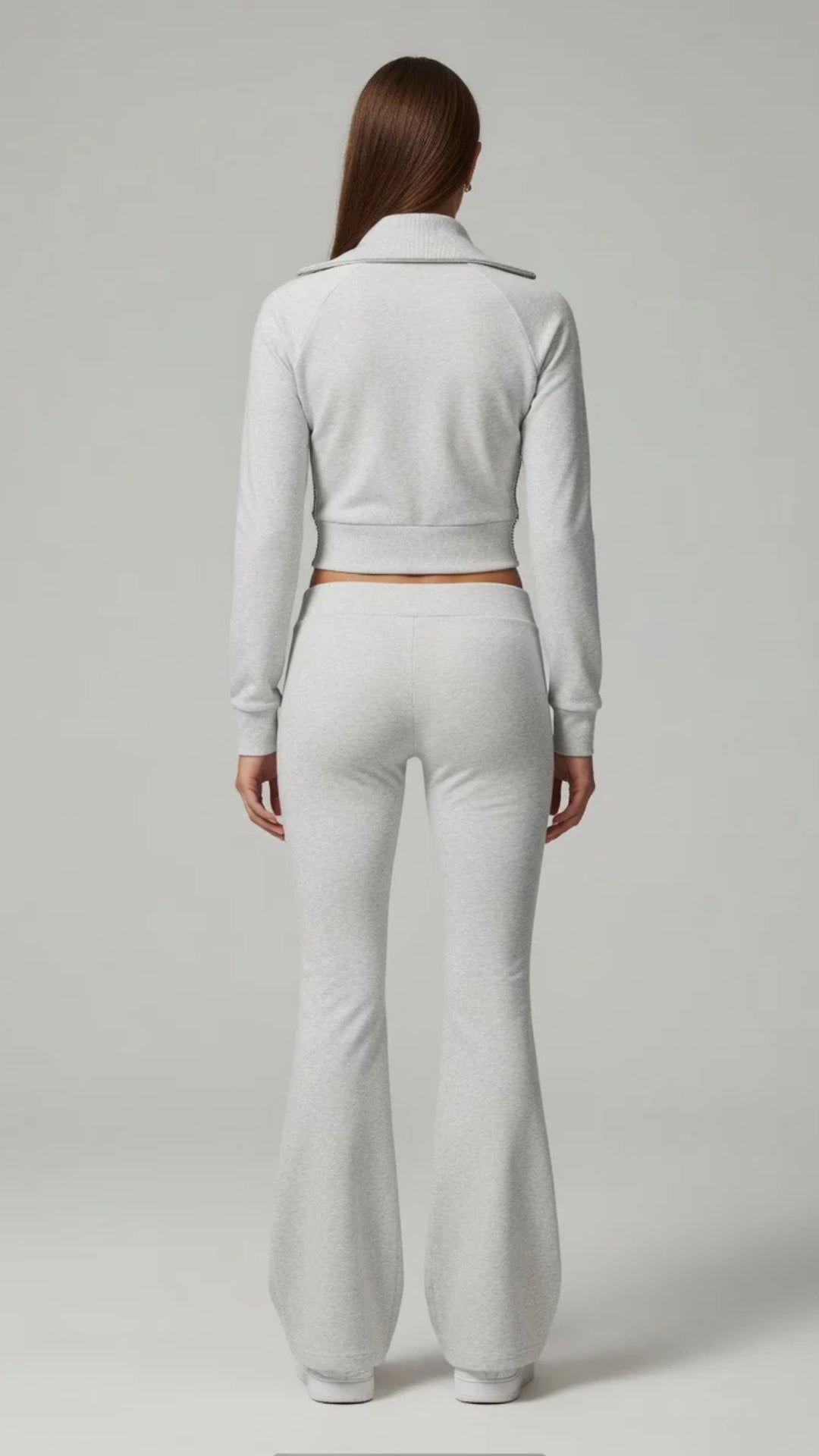 Zip Detail Top and Trouser Set