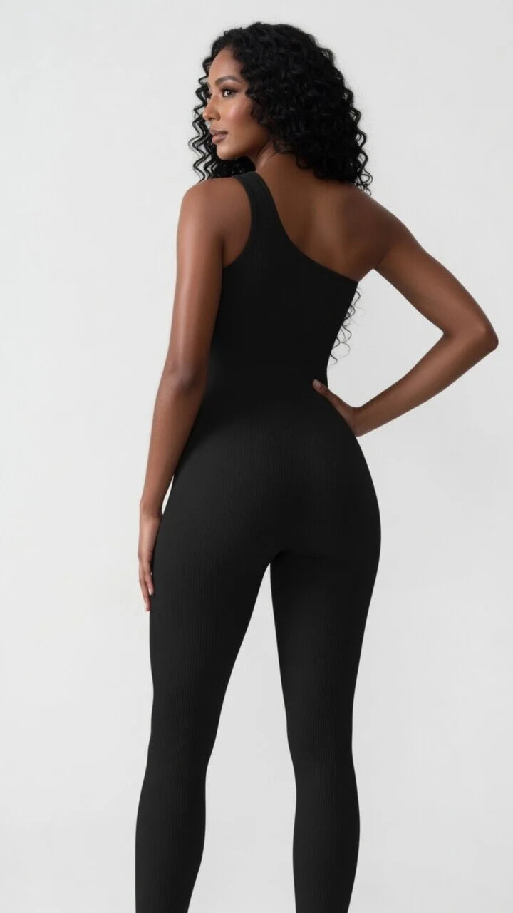One-Shoulder Strap Jumpsuit