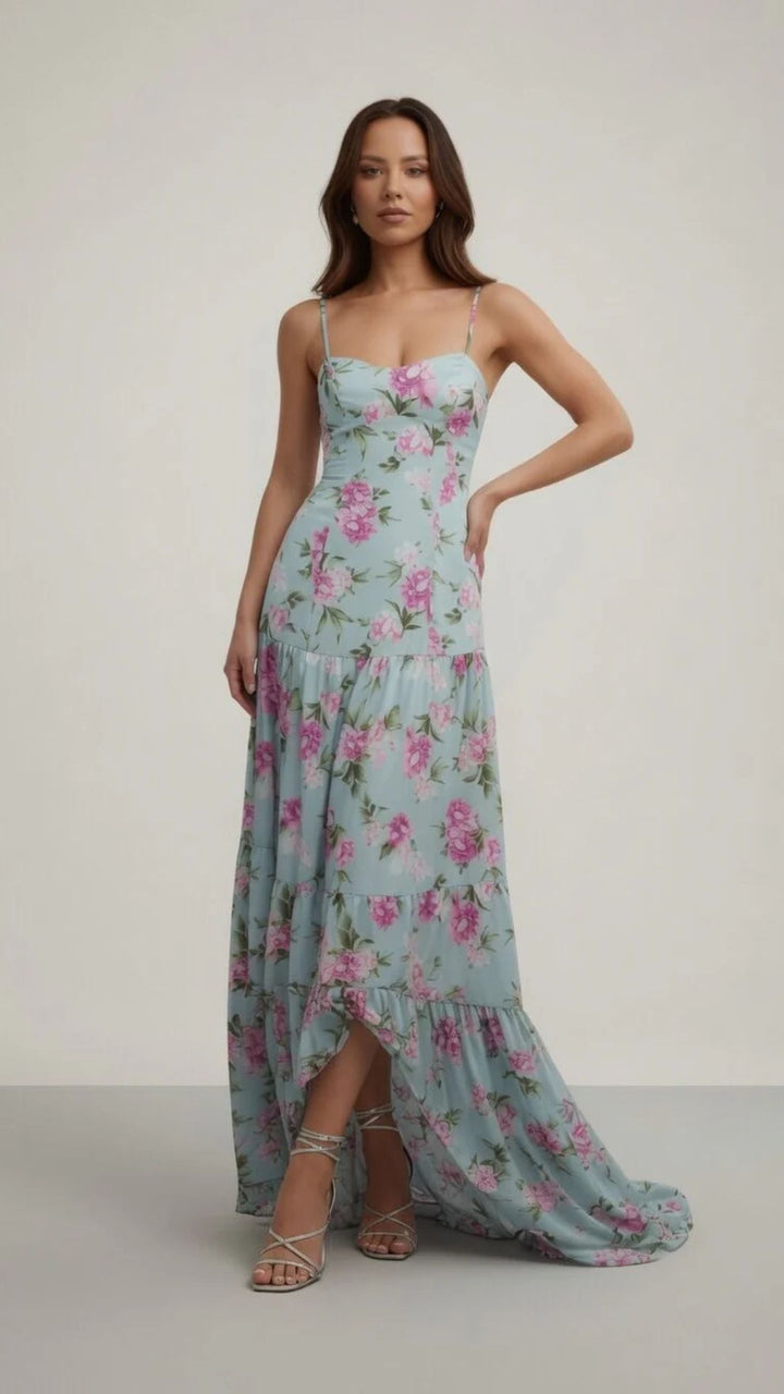 Floral Print Maxi Dress