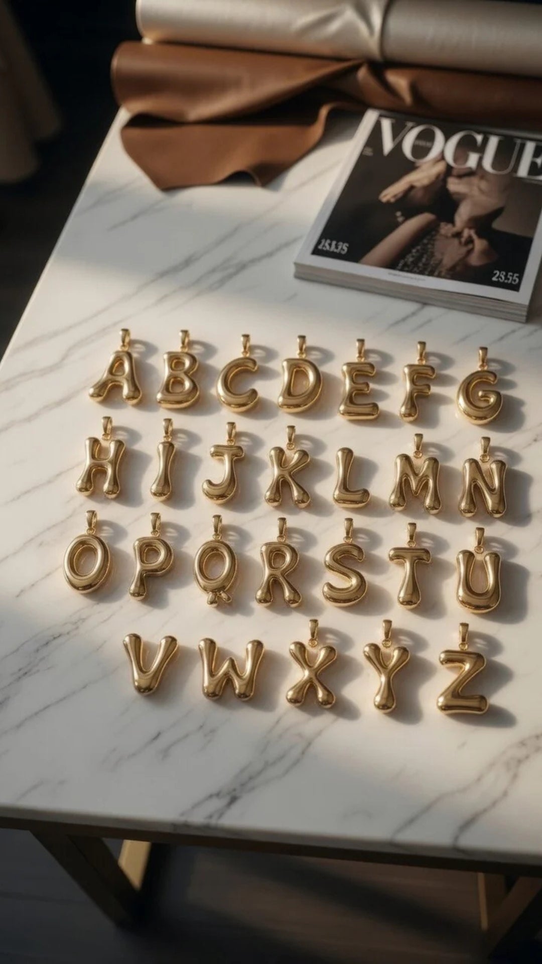 Alphabet Letters Necklace