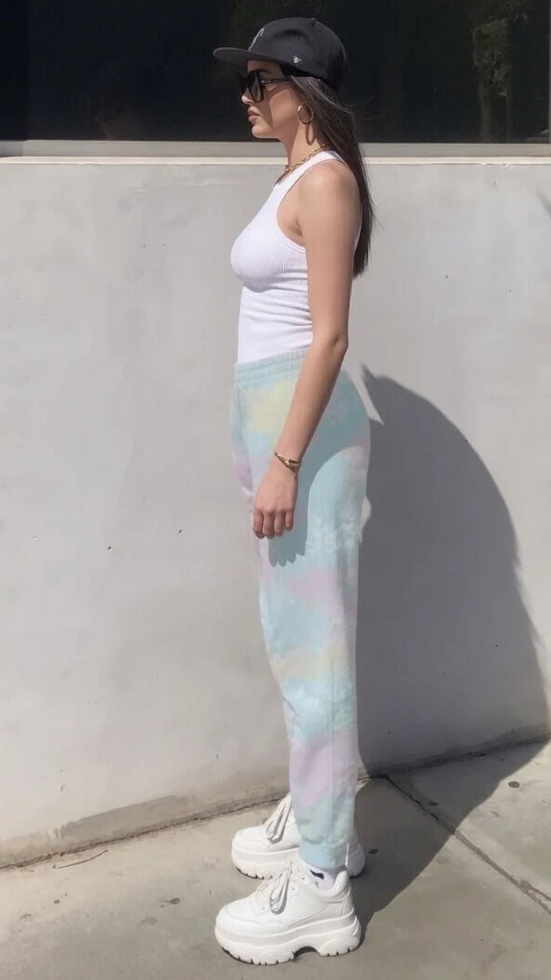 Tie-Dye Design Sweatpants