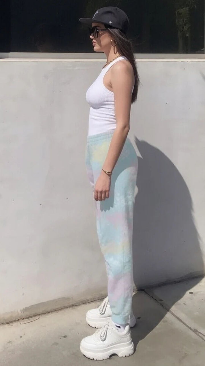 Tie-Dye Design Sweatpants