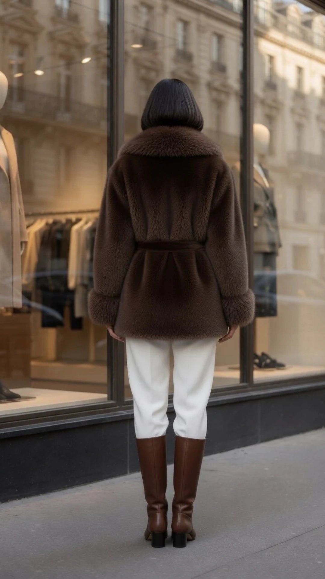 Long Faux Fur Coat