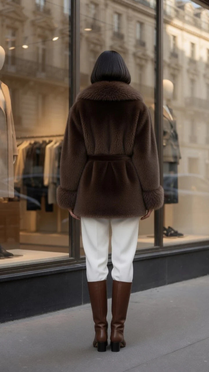 Long Faux Fur Coat