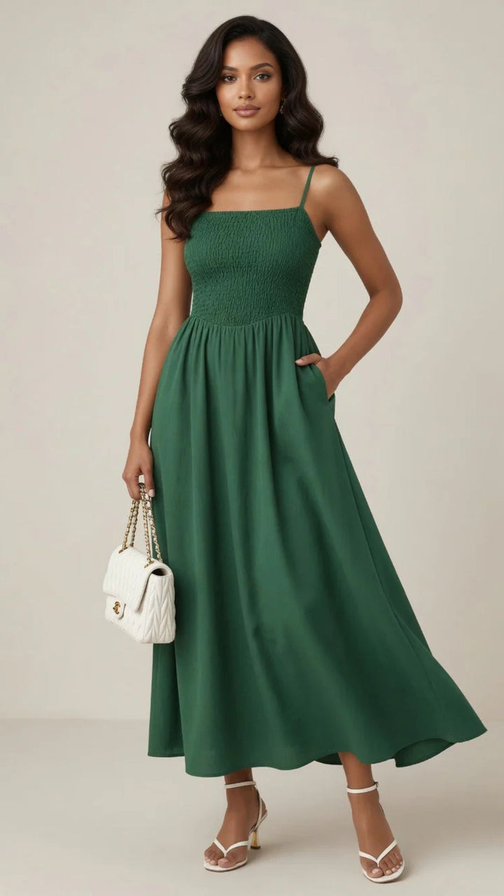 Square Neck Maxi Dress