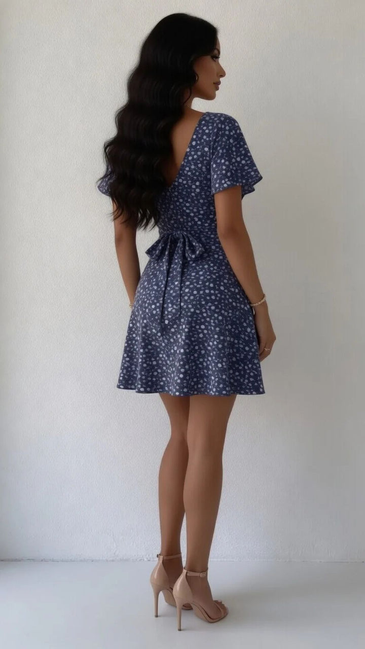 Floral Print Mini Dress