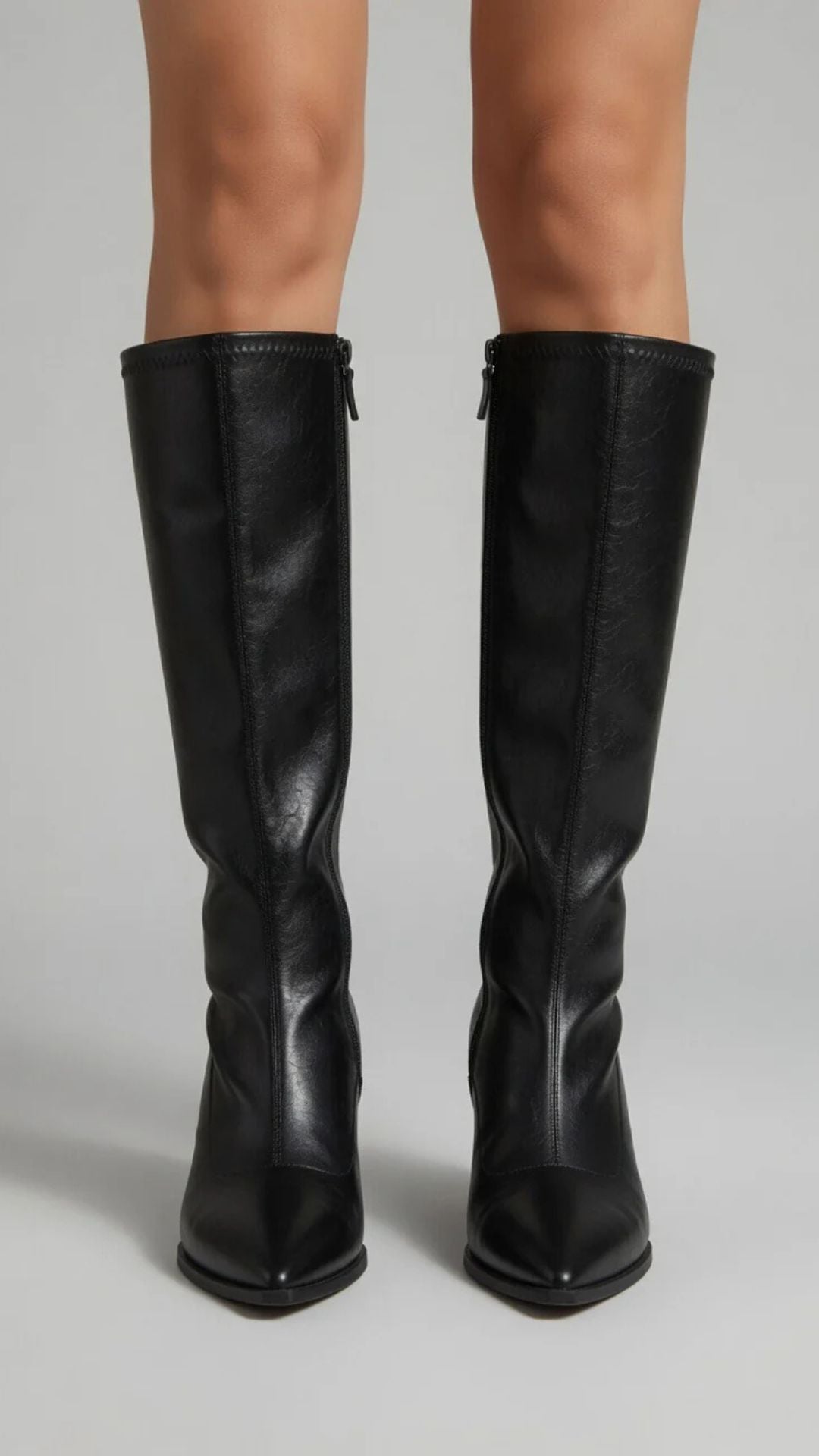 PU Leather Long Boots