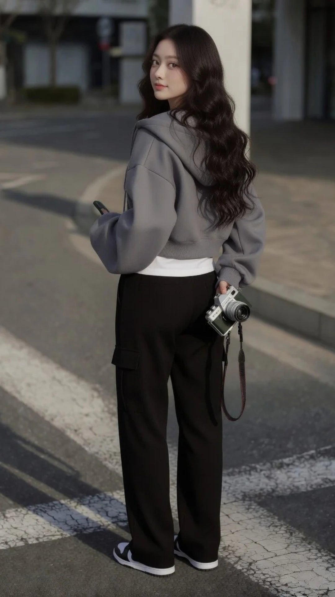 Basic Cropped Hoodie