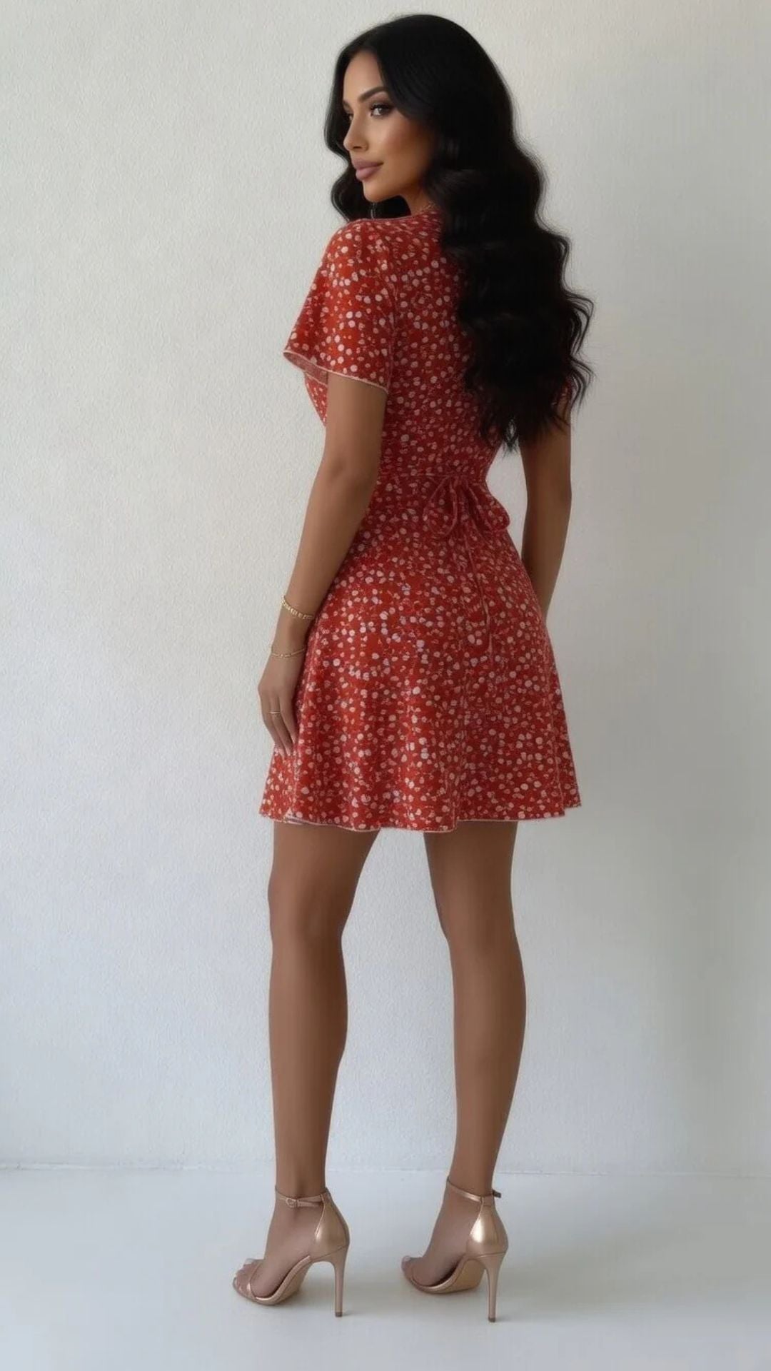 Floral Print Mini Dress