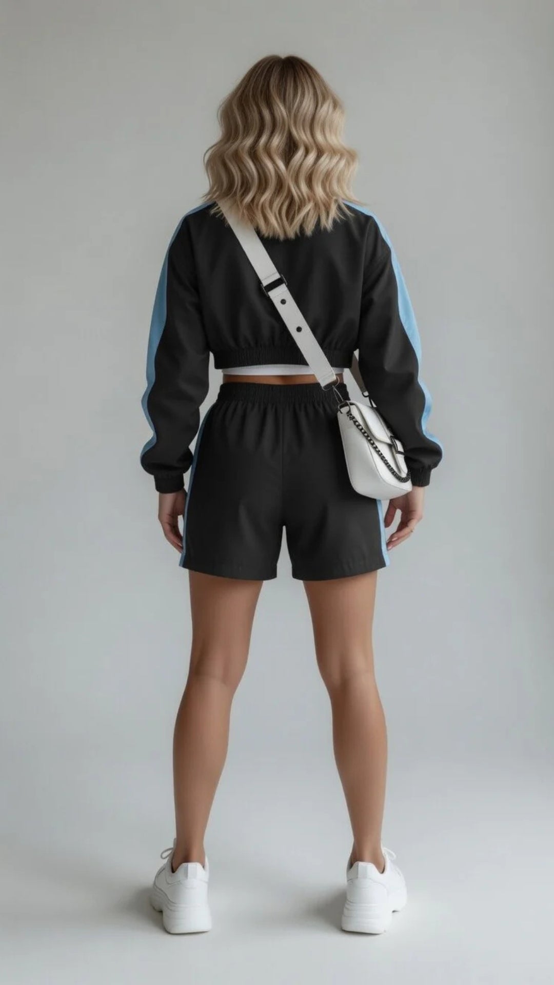 Retro-Sport Windbreaker &amp; Shorts Set