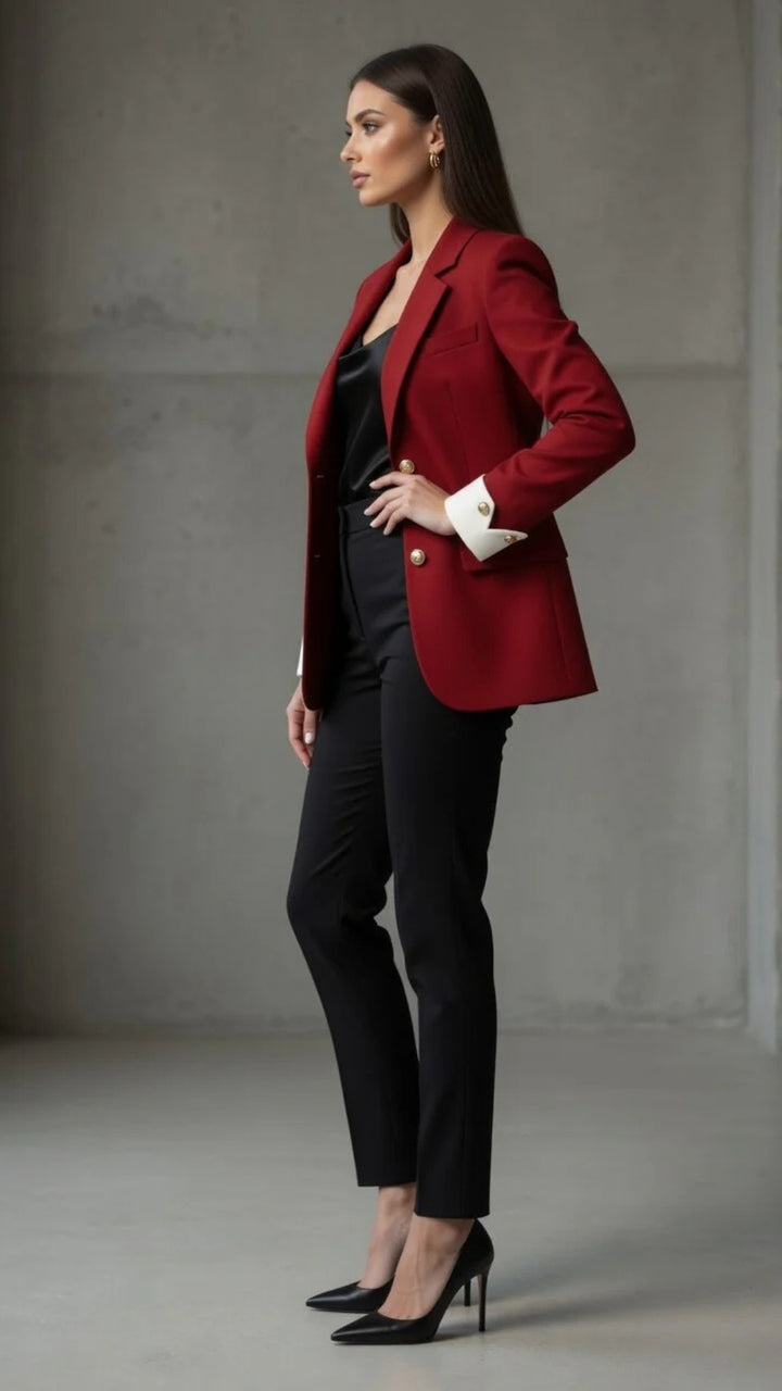 Single-Button Blazer