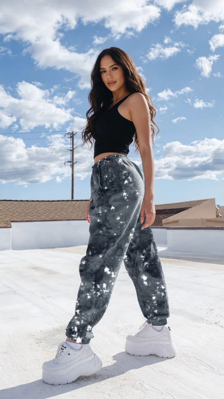 Tie-Dye Design Sweatpants