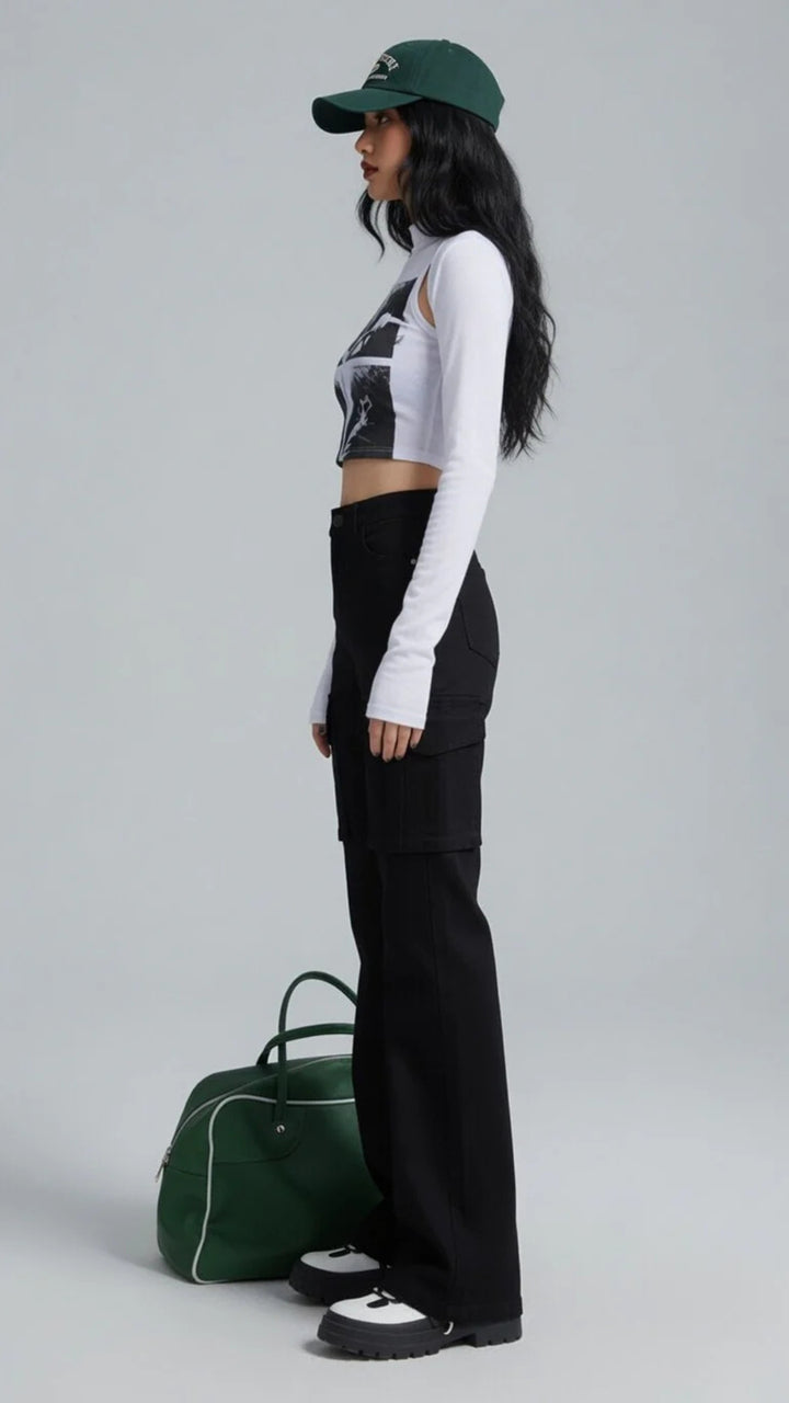Multi-Pocket Cargo Trousers