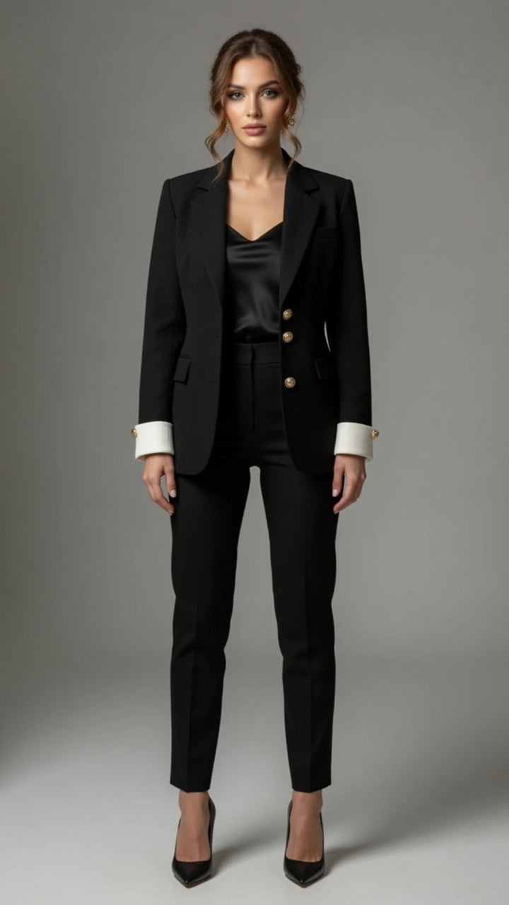 Single-Button Blazer