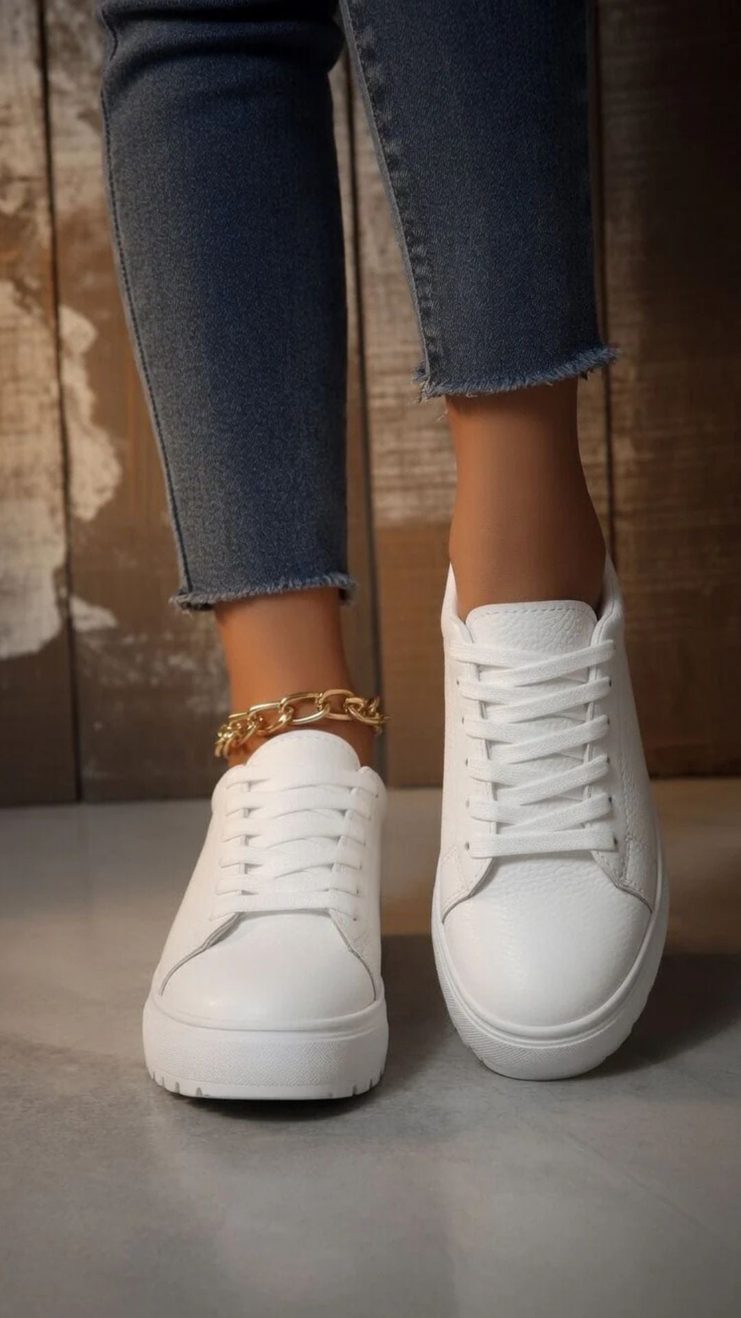 Basic White Trainers