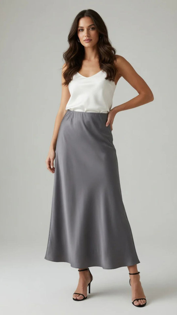 Satin Midaxi Skirt