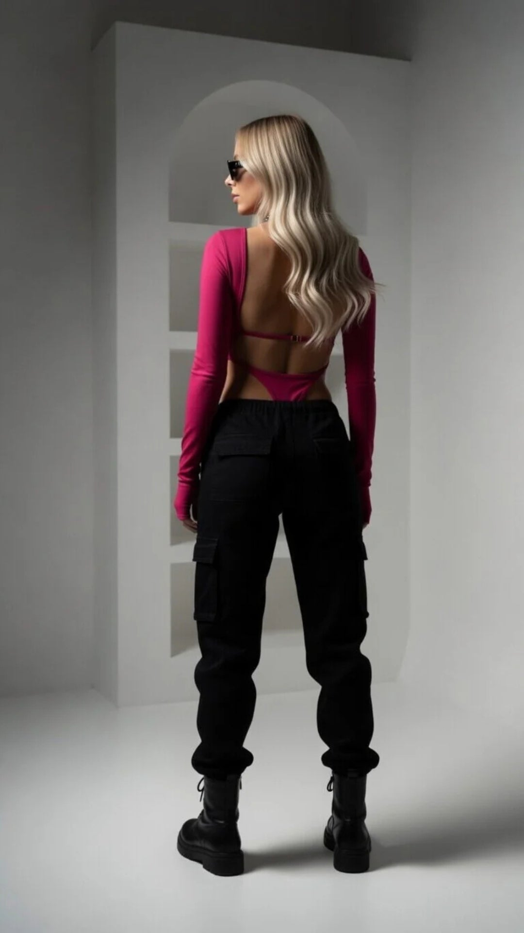 Square Neck Long Sleeve Bodysuit