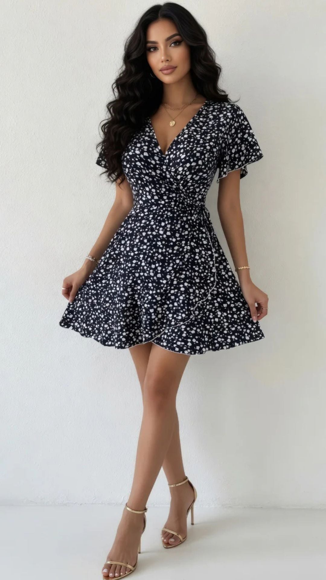 Floral Print Mini Dress