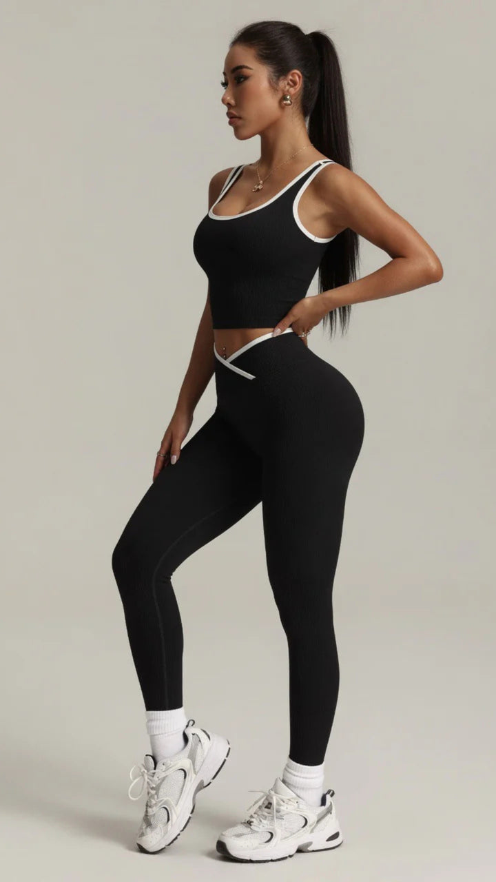 Crop Top &amp; Legging Activewear Set